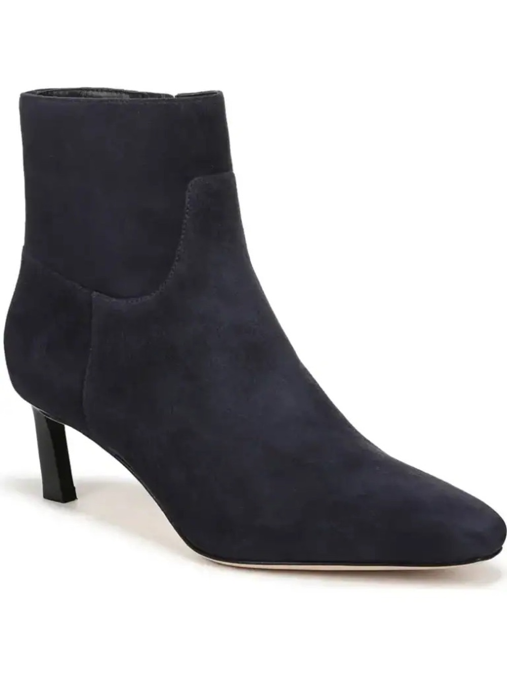 Veronica Beard Kelby Navy Suede Snipped Toe Ankle Boots Size 9.5 NWOB - Picture 12 of 12
